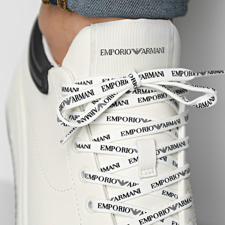 Emporio Armani - Zapatillas X4X264 XN001 Off White Negro