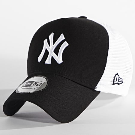 New Era - Casquette Trucker Essential New York Yankees Noir Blanc