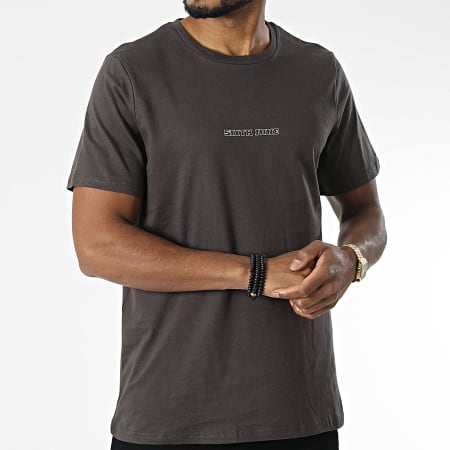 Sixth June - Tee Shirt M23333CTS Gris Anthracite