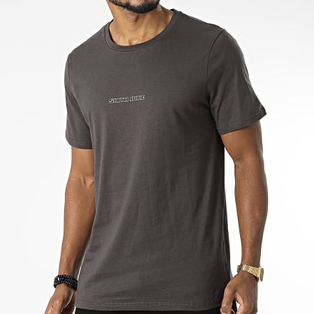 Sixth June - Tee Shirt M23333CTS Gris Anthracite