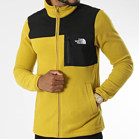 Polaire the north face jaune new arrivals