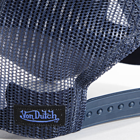 Von Dutch - Casquette Trucker Fur Bleu Marine