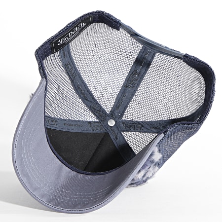 Von Dutch - Casquette Trucker Fur Bleu Marine