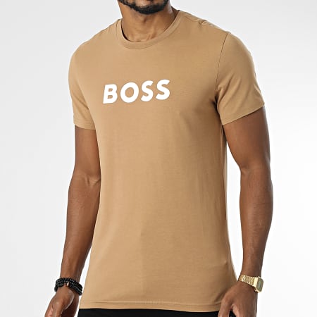 BOSS - Camiseta 50491706 Marrón