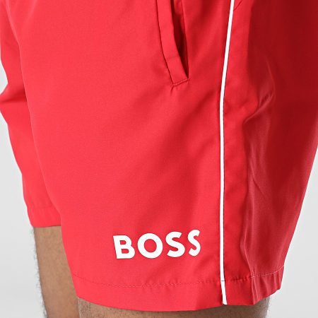 BOSS - Shorts de baño 50469302 Rojo
