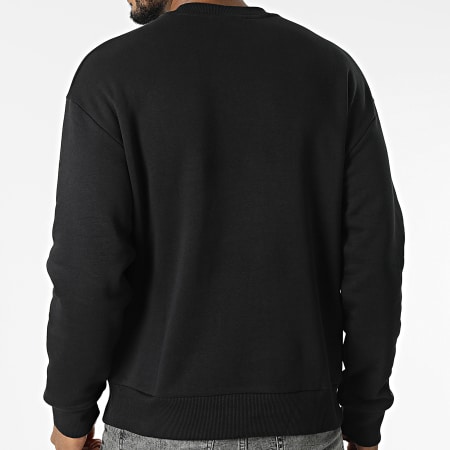 Calvin Klein - Sweatshirt met gestructureerd logo 0083 Zwart