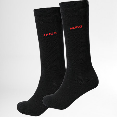 HUGO - 2 Pares De Calcetines 50468099 Negro