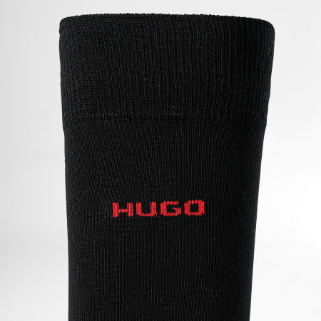 HUGO - 2 Pares De Calcetines 50468099 Negro