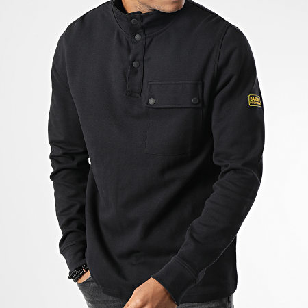 Barbour - Lever Funnel Stand-up Collar Sweat Top MOL0452 Nero