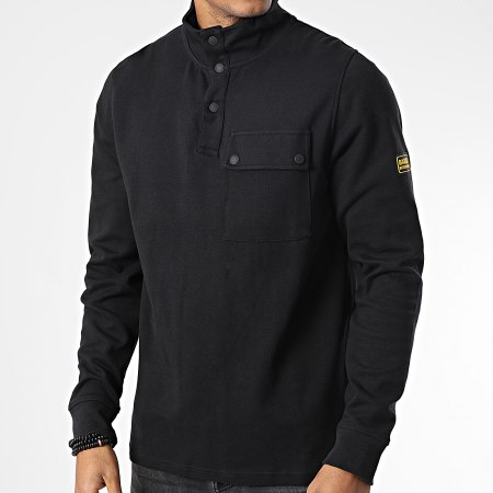 Barbour - Lever Funnel Stand-up Collar Sweat Top MOL0452 Nero