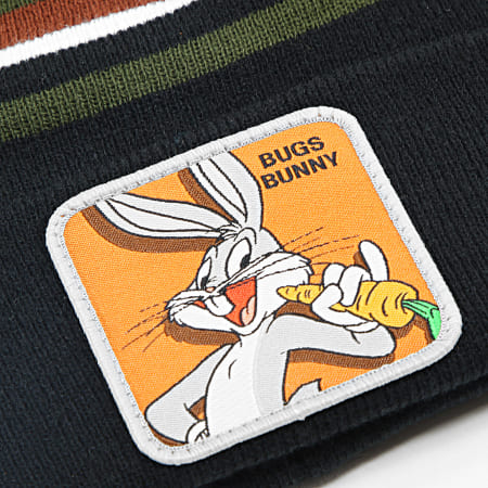 Capslab - Bonnet Bugs Bunny Noir Vert Kaki