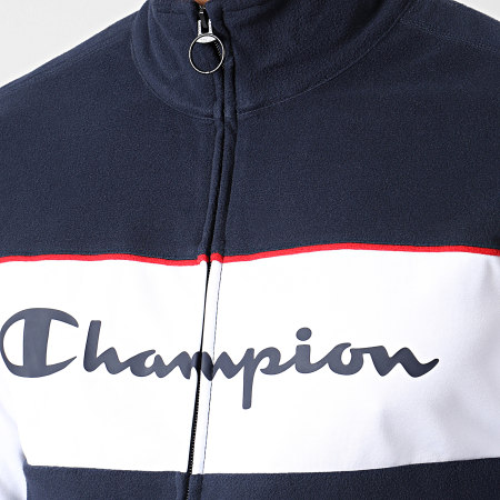 Champion - Giacca in pile con zip 218104 blu navy