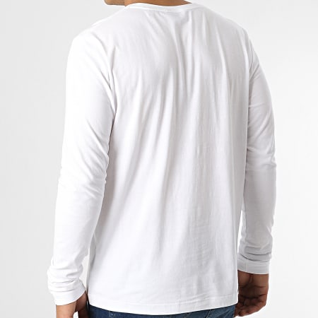 Gant - Tee Shirt Manches Longues Archive Shield Blanc