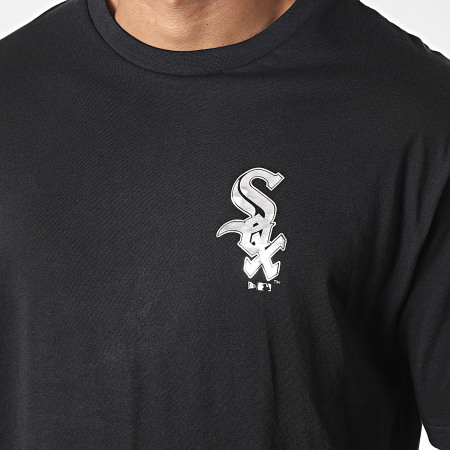 New Era - Tee Shirt Metallic Chicago White Sox Noir Argenté