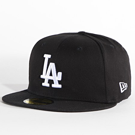 New Era - Fitted Cap 59Fifty Side Patch Los Angeles Dodgers Negro