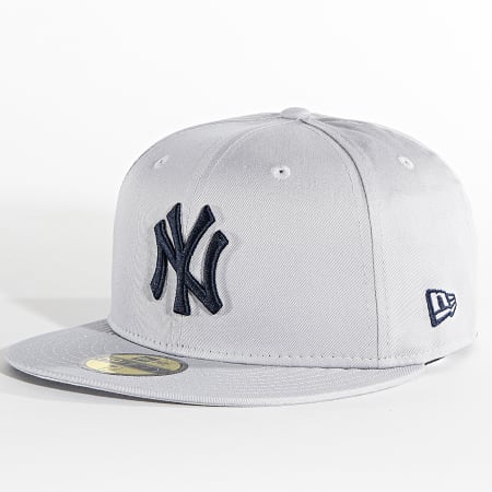 New Era - Gorra ajustada 59Fifty Side Patch New York Yankees Grey