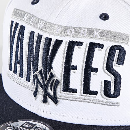 New Era - Casquette Snapback 9Fifty Retro Title New York Yankees Blanc