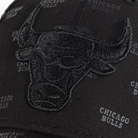 New Era - Cappello Chicago Bulls 9Forty Monogram Nero