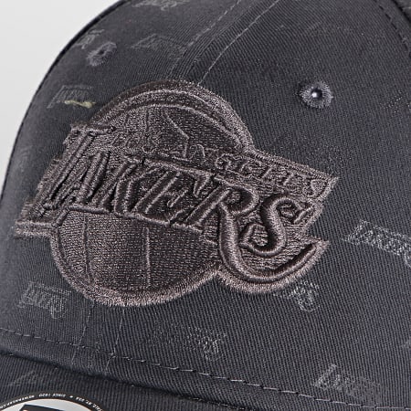 New Era - Casquette 9Forty Monogram Los Angeles Lakers Gris