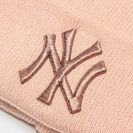 New Era - Bonnet Femme Metallic Logo New York Yankees Rose