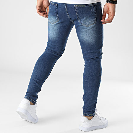 Black Needle - 3039 Jeans skinny in denim blu