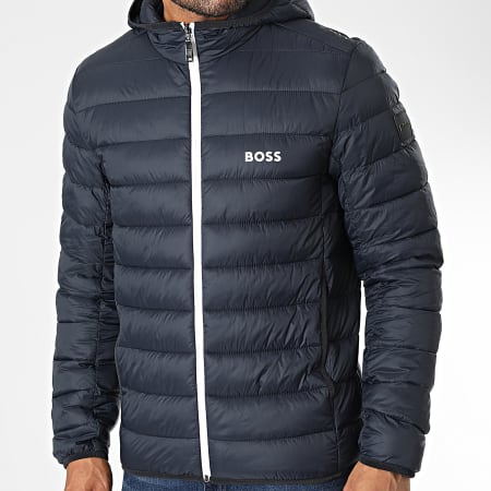 BOSS Doudoune Capuche 50472472 Bleu Marine