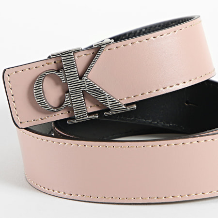 Calvin Klein - Mono Hardware Cuero 0364 Cinturón Rosa Mujer