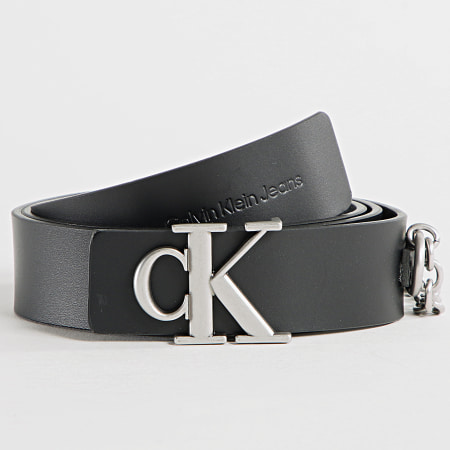 Calvin Klein - Ceinture Mono Hardware Leather 0363 Noir