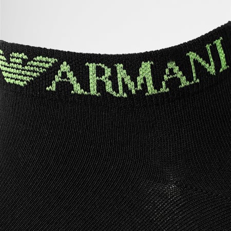 Emporio Armani - Lot De 3 Paires De Chaussettes 300038 Blanc Noir