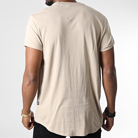 G-Star - Tee Shirt Oversize Compact Jersey D16396 Beige