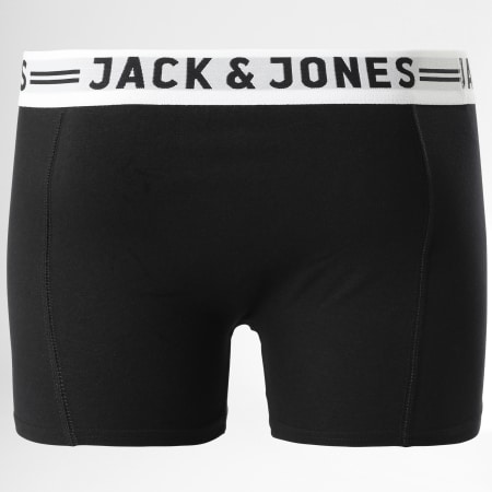 Jack And Jones - Set di 3 boxer neri Sense