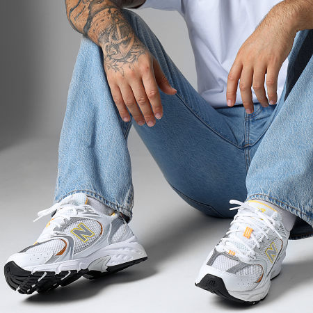 New Balance - Sneakers Lifestyle 530 MR530PUT Bianco Vibrante Albicocca Argento Metallizzato