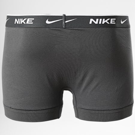 Nike - Set di 2 boxer in cotone elasticizzato KE1085 Turchese Grigio
