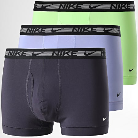 Nike - Set di 3 boxer Dri-FIT Ultra Stretch Micro KE1152 Verde Viola