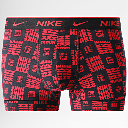 Nike - Lot De 3 Boxers Every Cotton Stretch KE1008 Noir Rouge