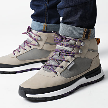 Timberland - Field Trekker A2NE3 Sneakers in nabuk color taupe chiaro