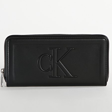 Calvin Klein - Portafoglio scolpito 0348 nero
