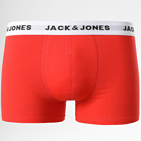 Jack And Jones - Lot De 5 Boxers 12197849 Rouge Bleu Marine Gris Chiné