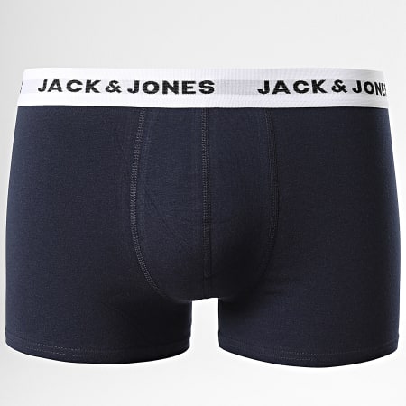 Jack And Jones - Pack De 5 Boxers 12197849 Rojo Azul Marino Gris Heather