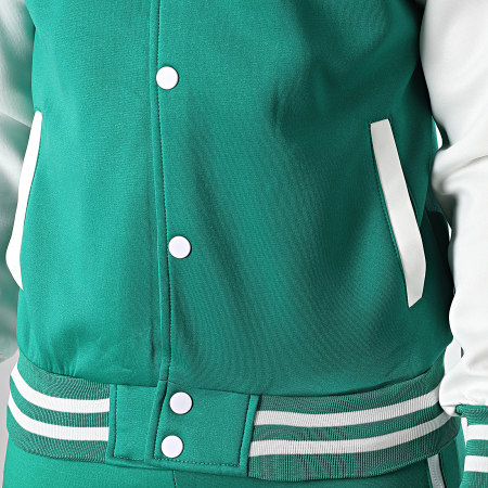 MTX - Conjunto de chaqueta Teddy y pantalón Cargo T1110 Verde