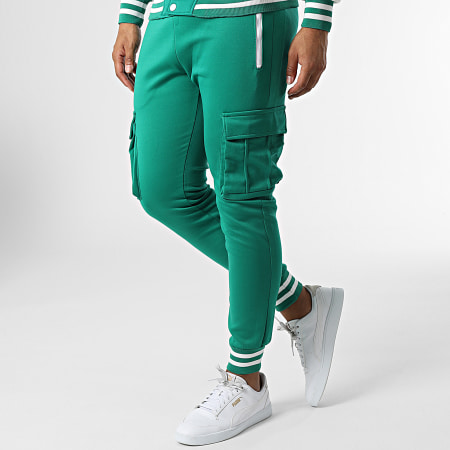 MTX - Set giacca Teddy e pantaloni cargo T1110 Verde