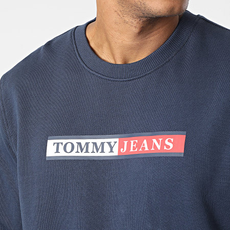 Tommy Jeans - Sweat Crewneck Essential Graphic 5007 Bleu Marine