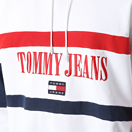 Tommy Jeans - Felpa con cappuccio Skater Archive 5020 Bianco