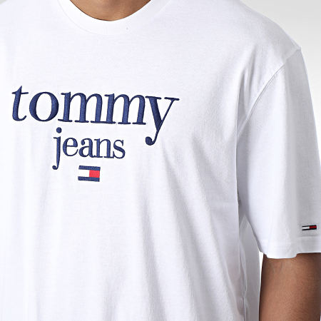Tommy Jeans - Tee Shirt Classic Modern Corporate 5002 Blanc