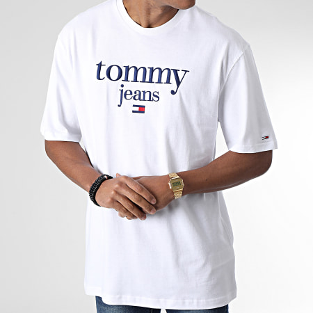 Tommy Jeans - Tee Shirt Classic Modern Corporate 5002 Blanc