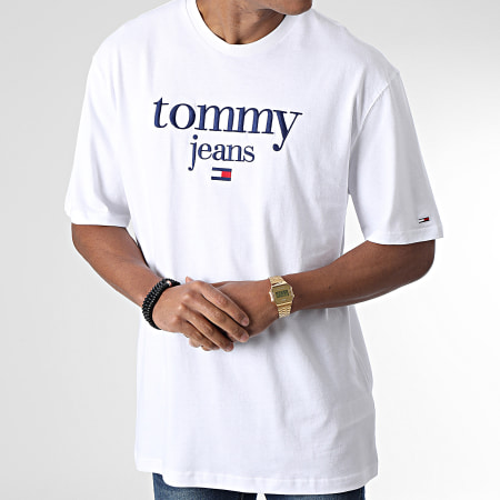 Tommy Jeans - Camicia Tee Classic Modern Corporate 5002 Bianco