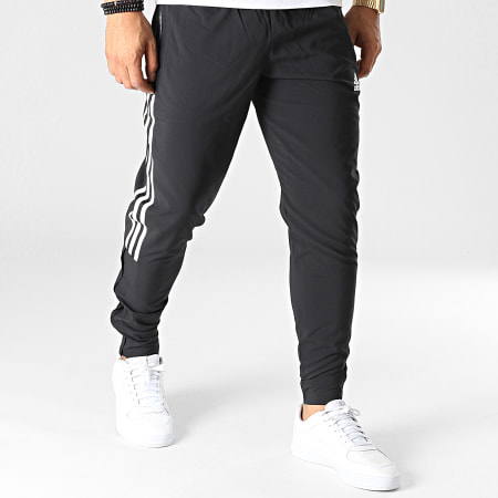 Adidas Sportswear - Pantalon Jogging A Bandes GM7356 Noir