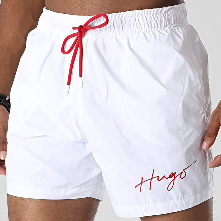 HUGO - Pantalones cortos de baño Paol 50485297 Blanco