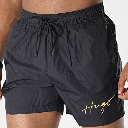 HUGO - Pantalones cortos de baño Paol 50485297 Negro