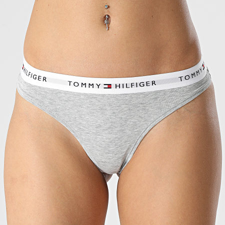 Tommy Hilfiger - Tanga Mujer 3835 Gris Heather